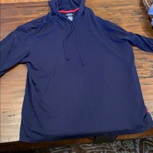 Long sleeve polo hoodie